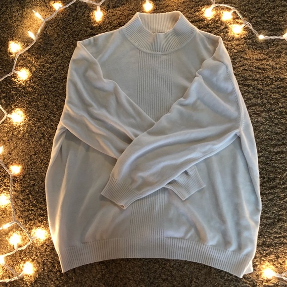 White Knitted Sweater - Picture 1 of 3